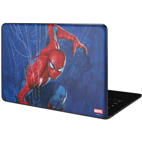 Marvel Spiderman World of Webs Google Pixelbook Go Skin